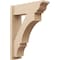 Ekena Millwork 8-in W x 26-in D x 34-in H Balboa Trad Rough Cedar Woodgrain TimberThane Outlooker, Primed Tan OUTUR080X26X34BOA04RCPR - alternate 1